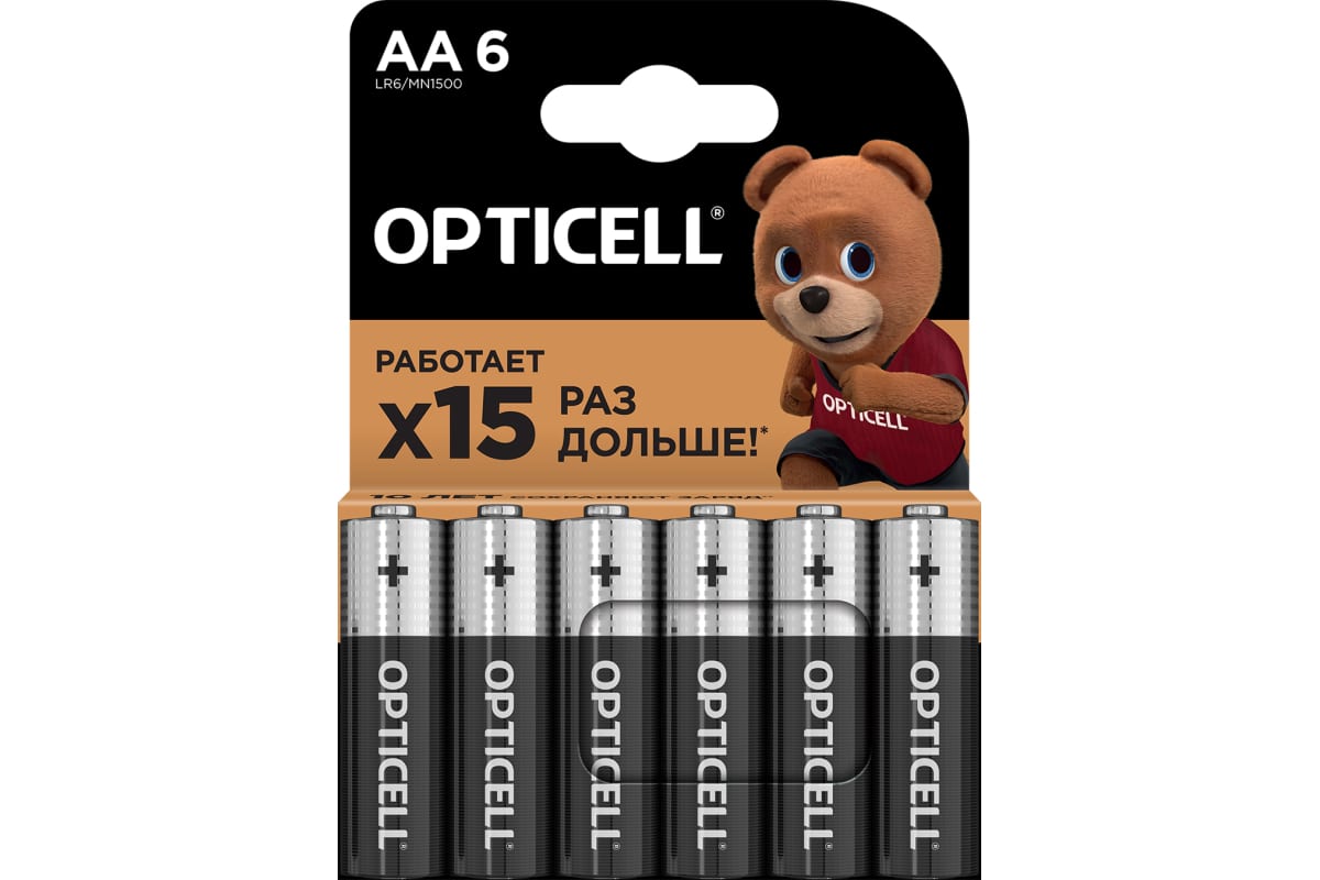 Батарейка OPTICELL Basic LR06 6 шт