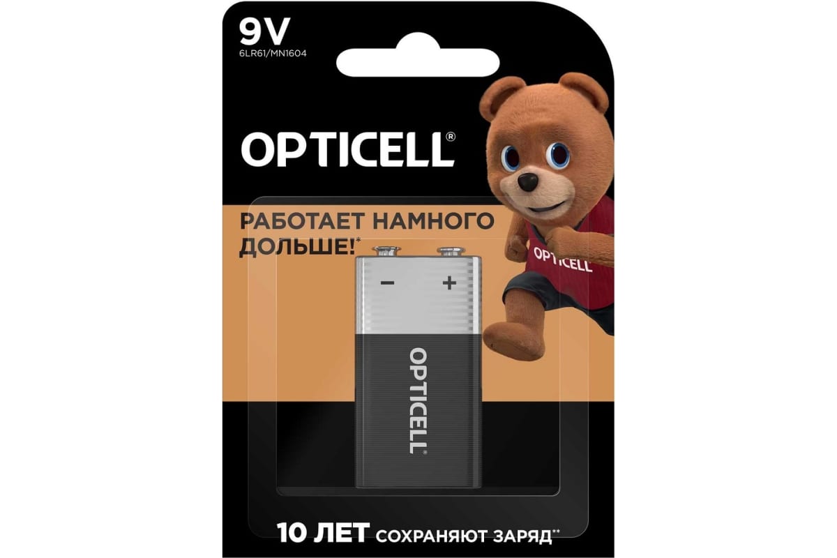 

Батарейка OPTICELL Basic 6LR61 1 шт
