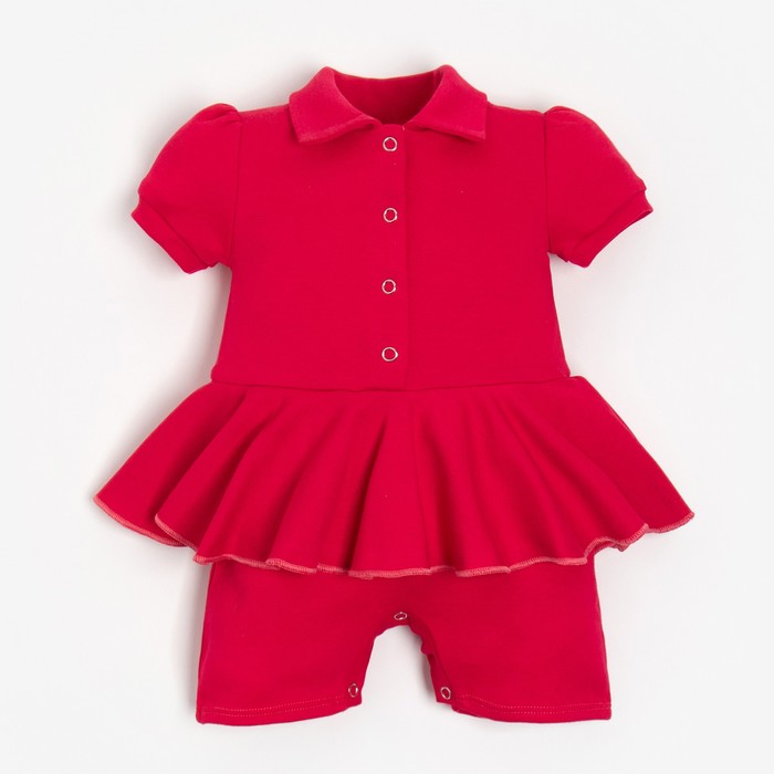 Боди-платье детское MINAKU, цвет фуксия, рост 86-92 см боди детское kari baby aw22b05303502 фуксия светло серый 86