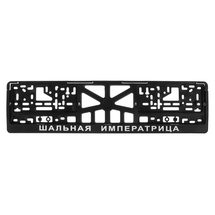 

Арт рэйсинг Рамка для автомобильного номера "Шальная императрица"