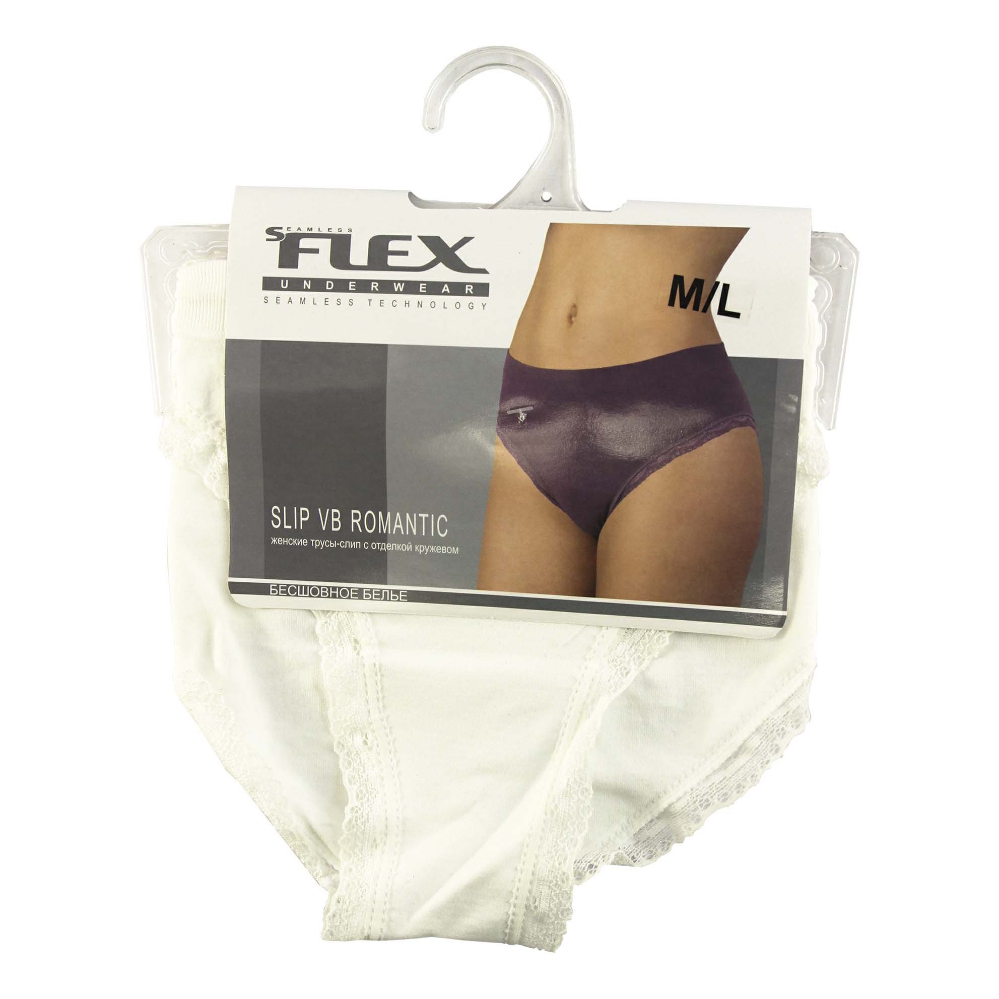 

Трусы женские SeamlessFLEX белые M/L