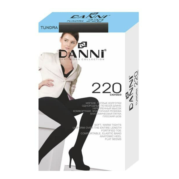 

Колготки женские DANNI черные 2