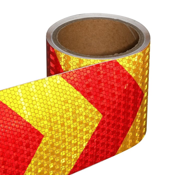 

Светоотражающая лента, самоклеящаяся, красно-салатовая, 10 см х 5 м