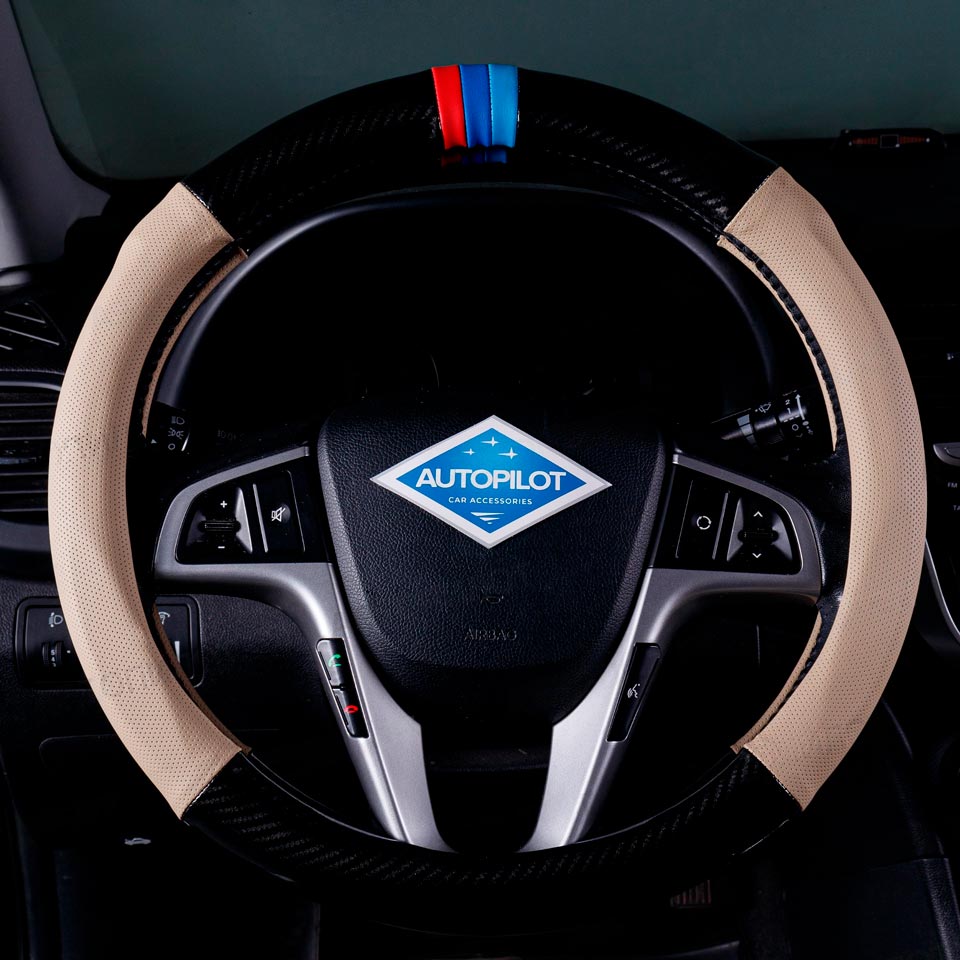 

Оплетка на руль Автопилот Toyota-3092-BLW-005001022 Тойота Королла (2012-2016), Черный;бежевый