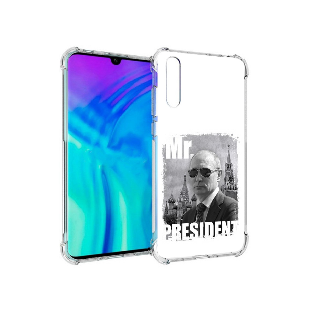 

Чехол MyPads Tocco для Huawei Enjoy 10s Путин, Прозрачный, Tocco