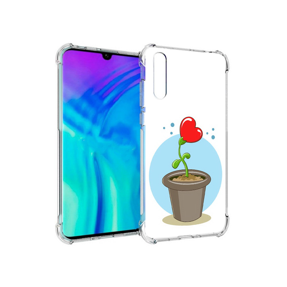 

Чехол MyPads Tocco для Huawei Enjoy 10s Растение любви 14 февраля, Прозрачный, Tocco