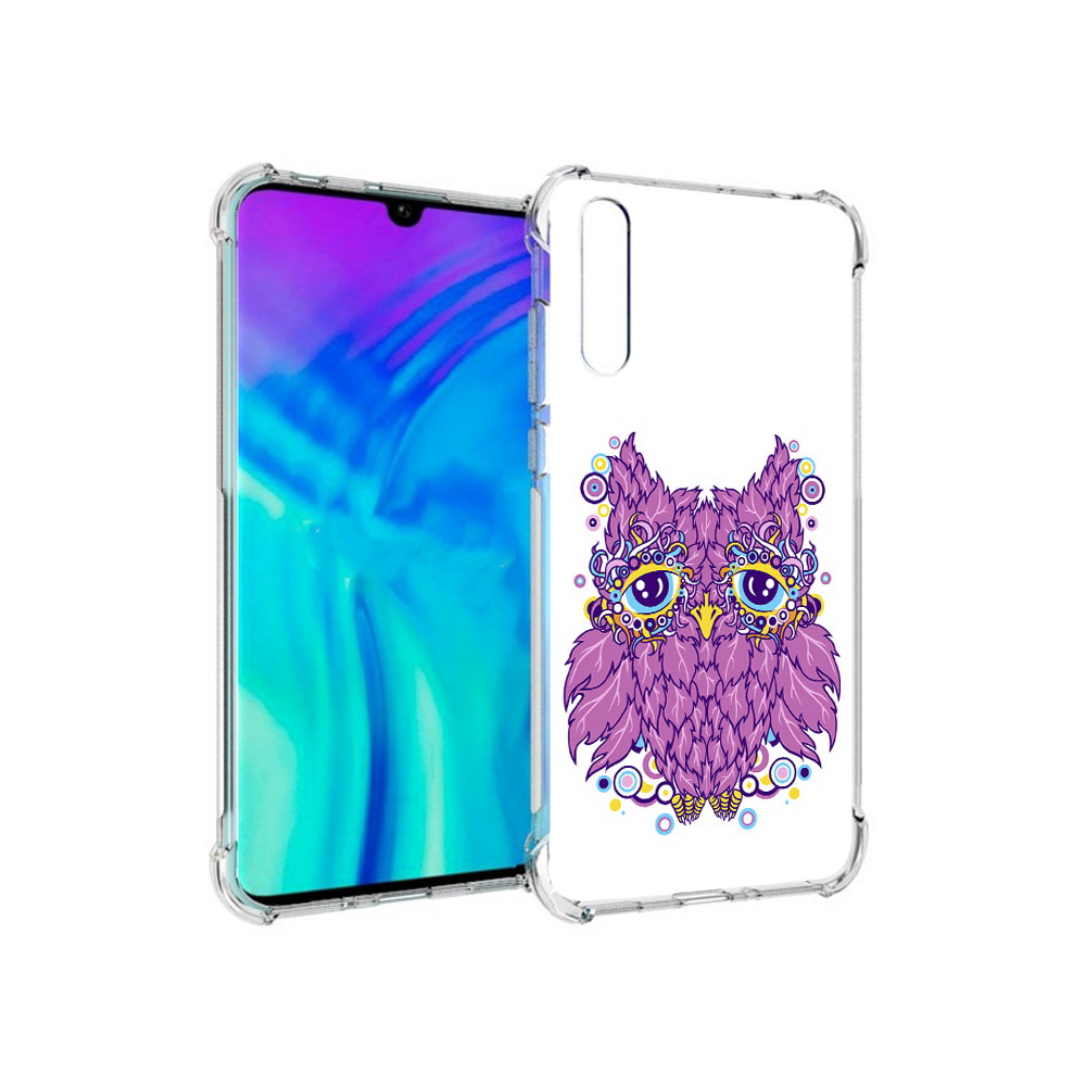 

Чехол MyPads Tocco для Huawei Enjoy 10s Розовая сова, Прозрачный, Tocco
