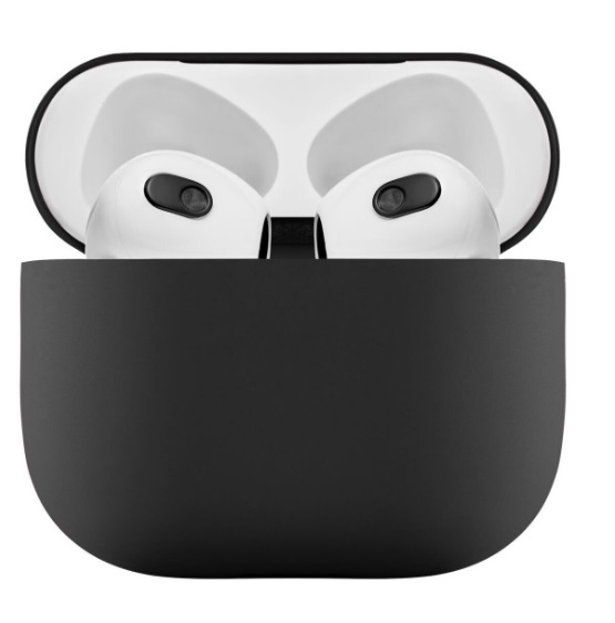 

Силиконовый чехол для Apple AirPods 3 Black, Черный, Apple AirPods 3