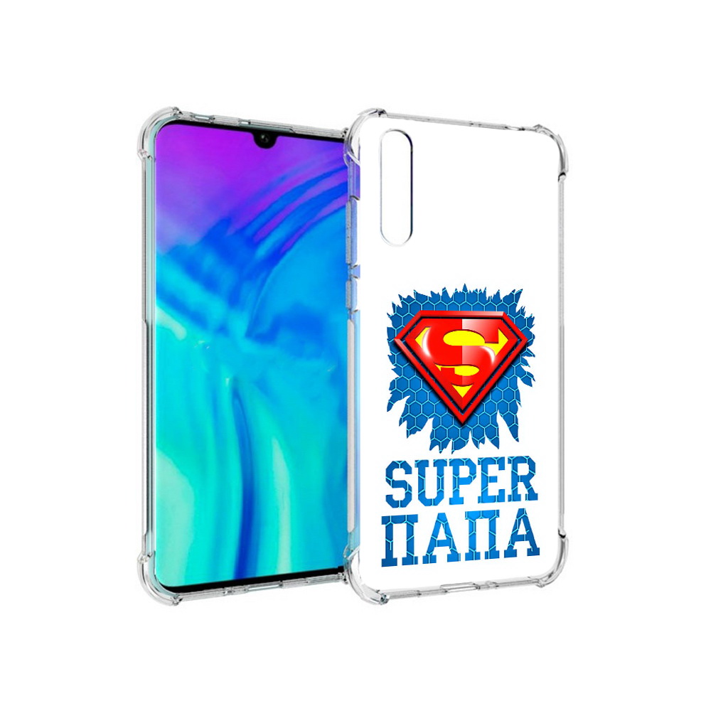 

Чехол MyPads Tocco для Huawei Enjoy 10s Супер Папа, Прозрачный, Tocco