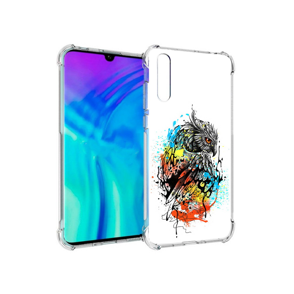 

Чехол MyPads Tocco для Huawei Enjoy 10s Творческая сова, Прозрачный, Tocco