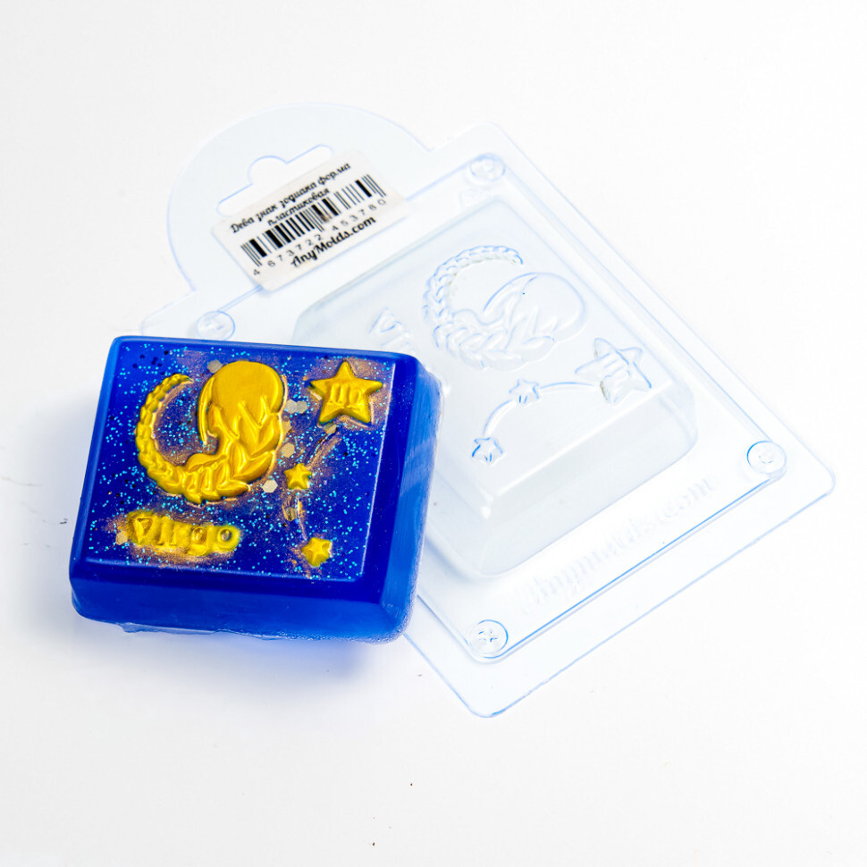 

Дева знак зодиака форма из пластика для мыла, шоколада AnyMolds