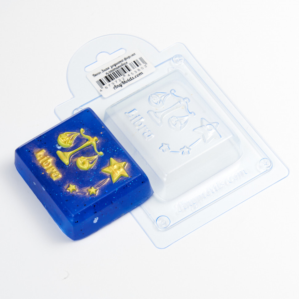 

Весы Знак зодиака форма из пластика для мыла, шоколада AnyMolds