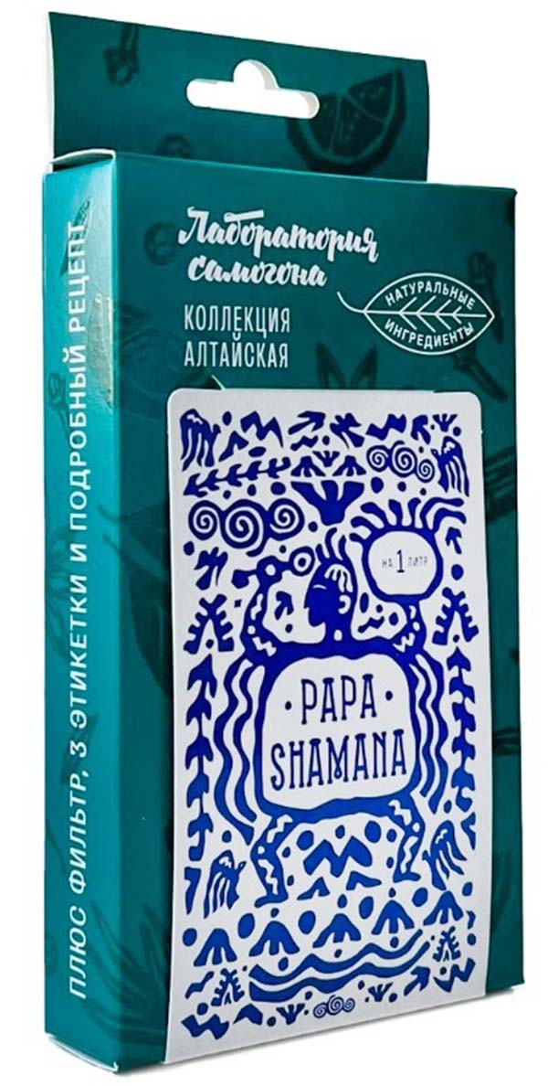

Набор трав и специй для самогона Лаборатория самогона Papa Shamana, 25 г, Papa Shamana