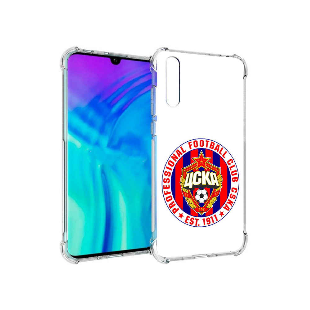 

Чехол MyPads Tocco для Huawei Enjoy 10s ФК ЦСК логотип, Прозрачный, Tocco