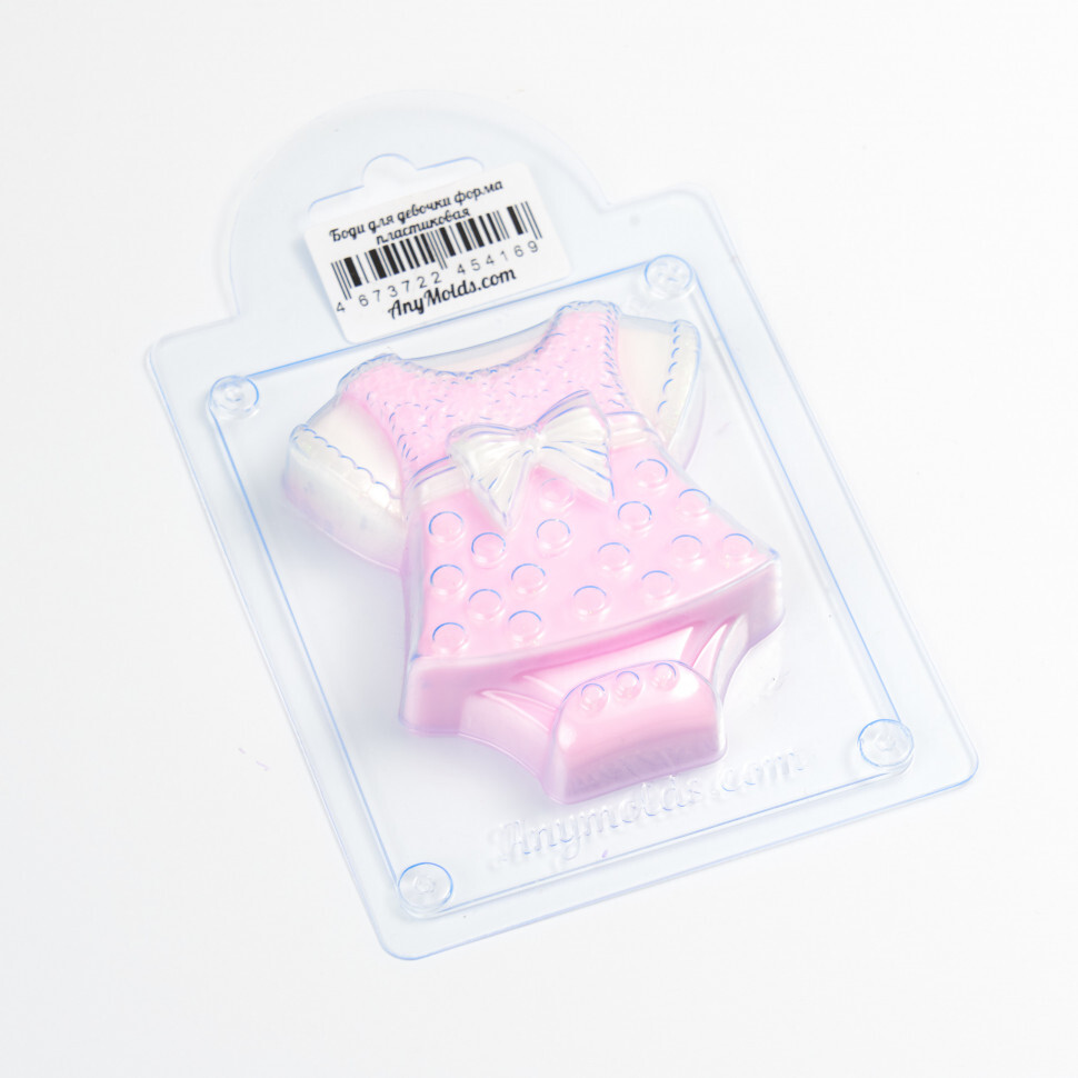 

Боди для девочки форма из пластика для мыла, шоколада AnyMolds