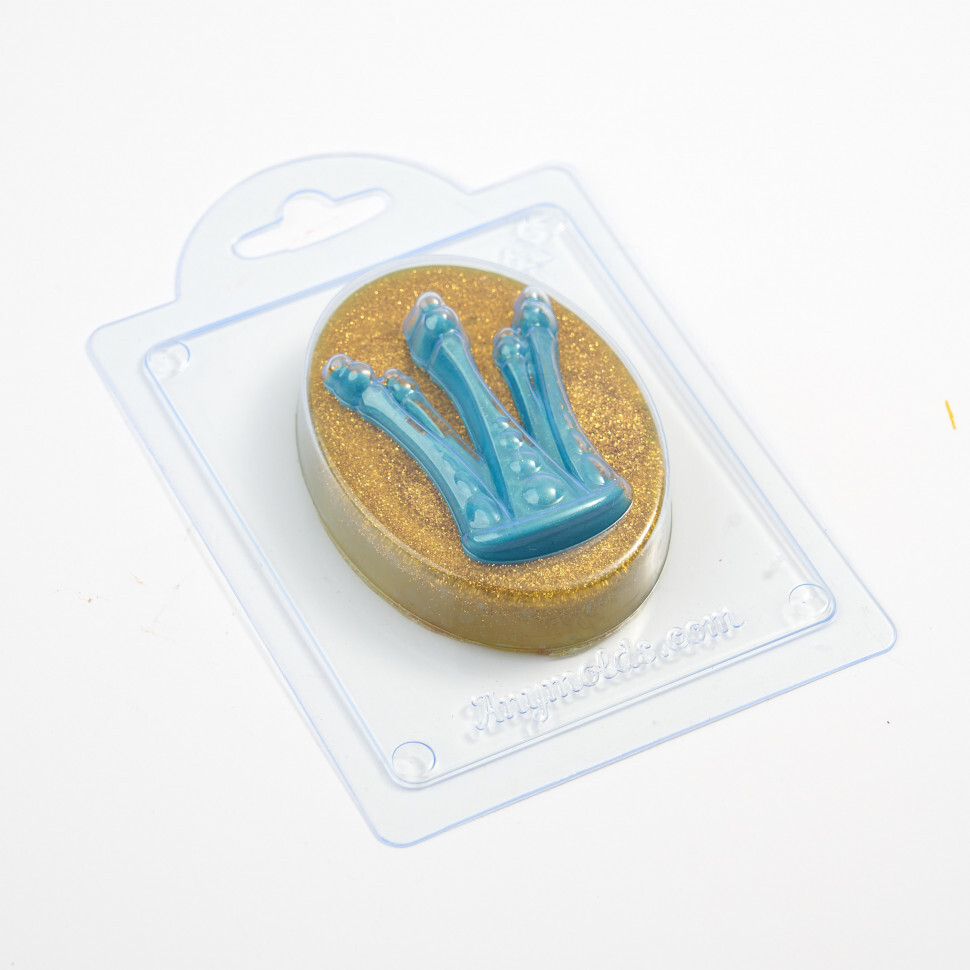 

Корона форма из пластика для мыла, шоколада AnyMolds