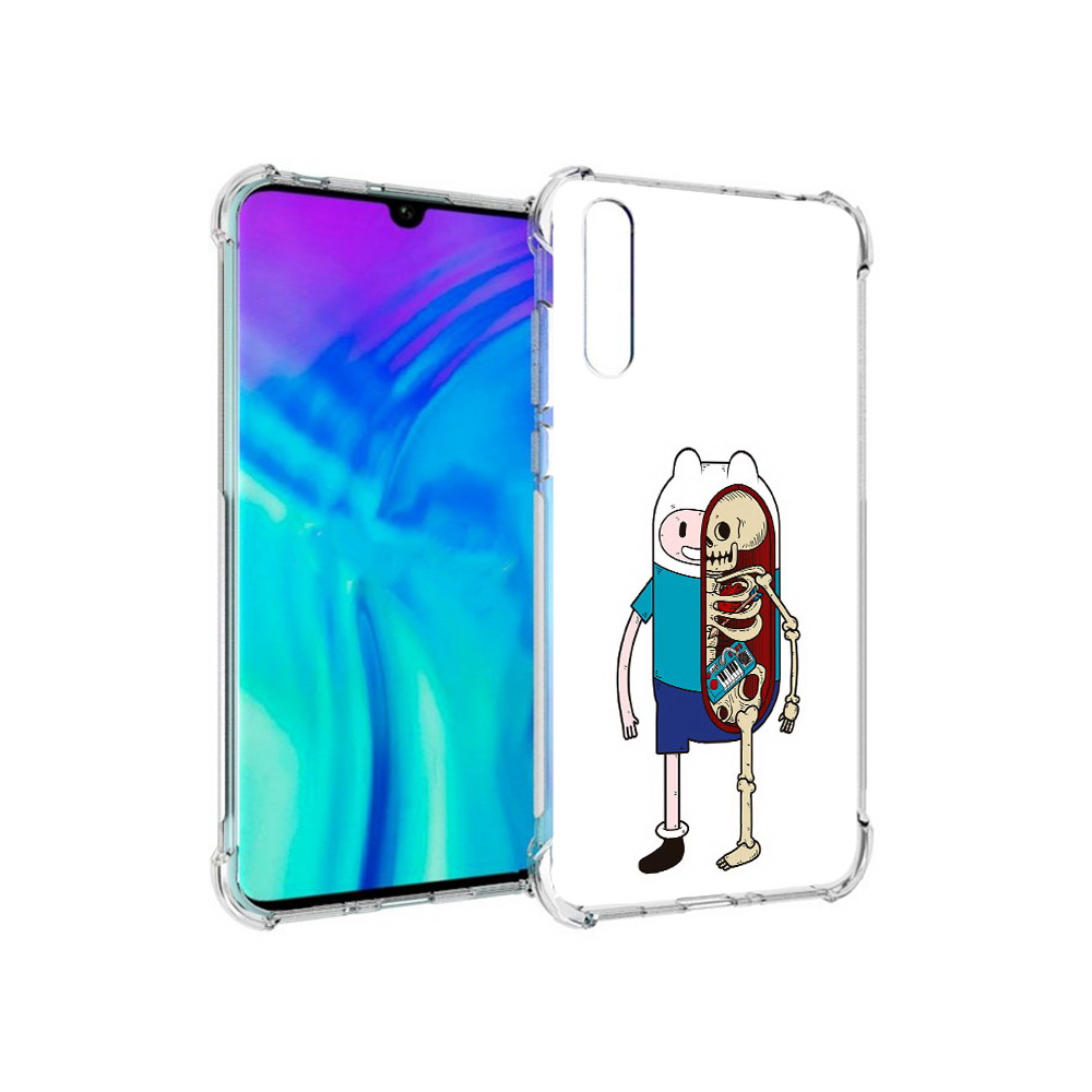 

Чехол MyPads Tocco для Huawei Enjoy 10s Финн скелет, Прозрачный, Tocco