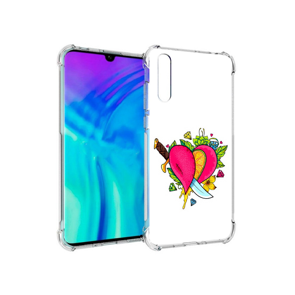 

Чехол MyPads Tocco для Huawei Enjoy 10s Фруктовое сердце, Прозрачный, Tocco
