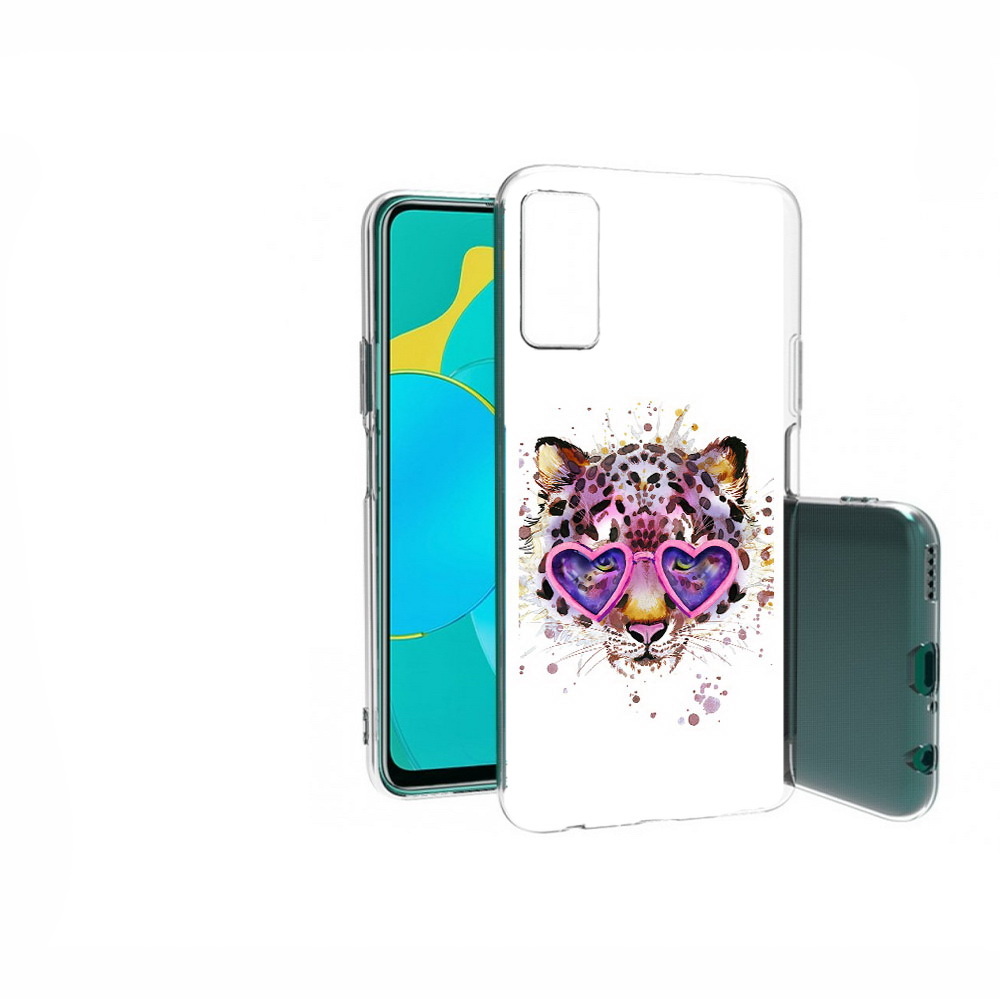 

Чехол MyPads Tocco для Huawei Honor 30S модный леопард, Прозрачный, Tocco