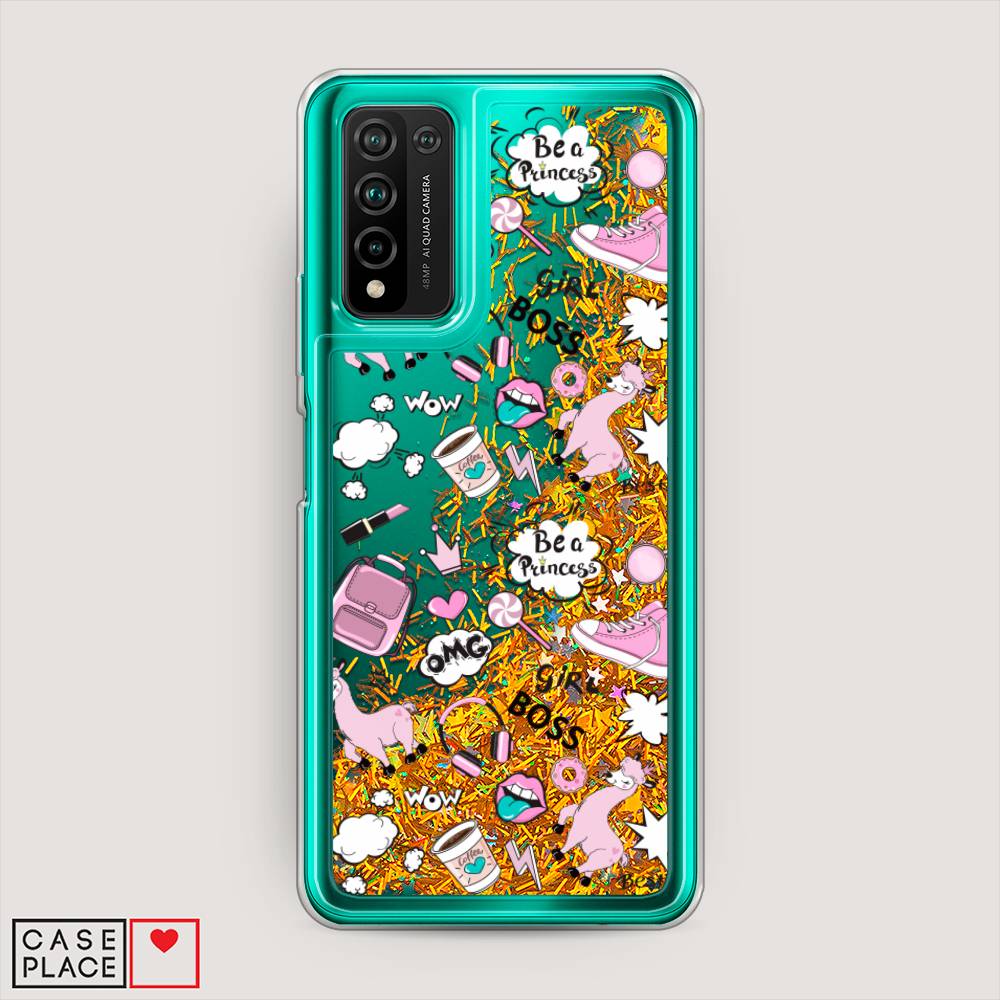 

Чехол Awog на Honor 10X Lite "Стильная лама", Голубой;белый;розовый, 6104690-1
