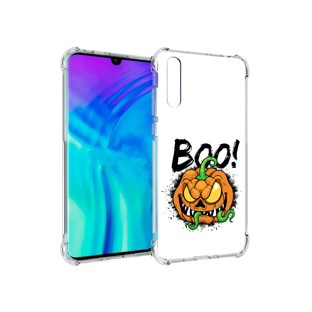 

Чехол MyPads Tocco для Huawei Enjoy 10s Хэллоуин бу, Прозрачный, Tocco