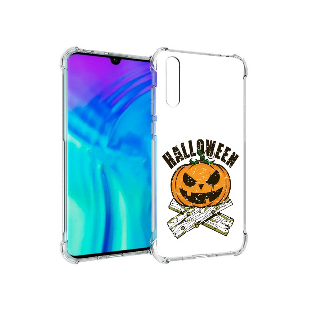 

Чехол MyPads Tocco для Huawei Enjoy 10s Хэллоуин доски тыква, Прозрачный, Tocco
