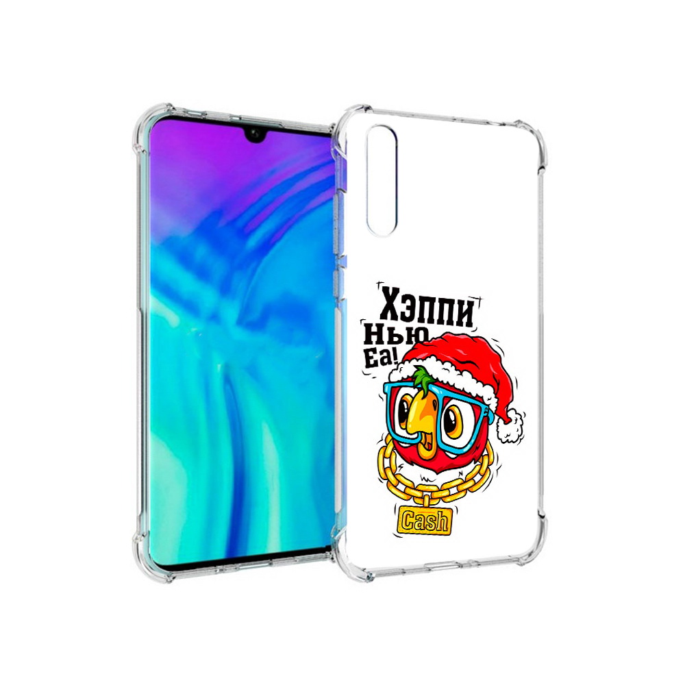 

Чехол MyPads Tocco для Huawei Enjoy 10s Хэппи нью еа, Прозрачный, Tocco