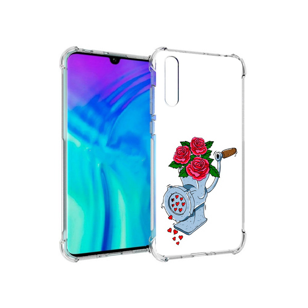

Чехол MyPads Tocco для Huawei Enjoy 10s Цветочные сердца, Прозрачный, Tocco