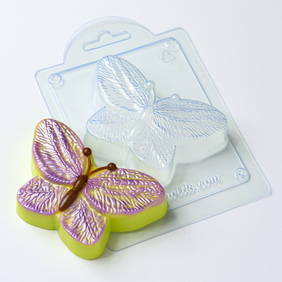 

Бабочка форма из пластика для мыла, шоколада AnyMolds