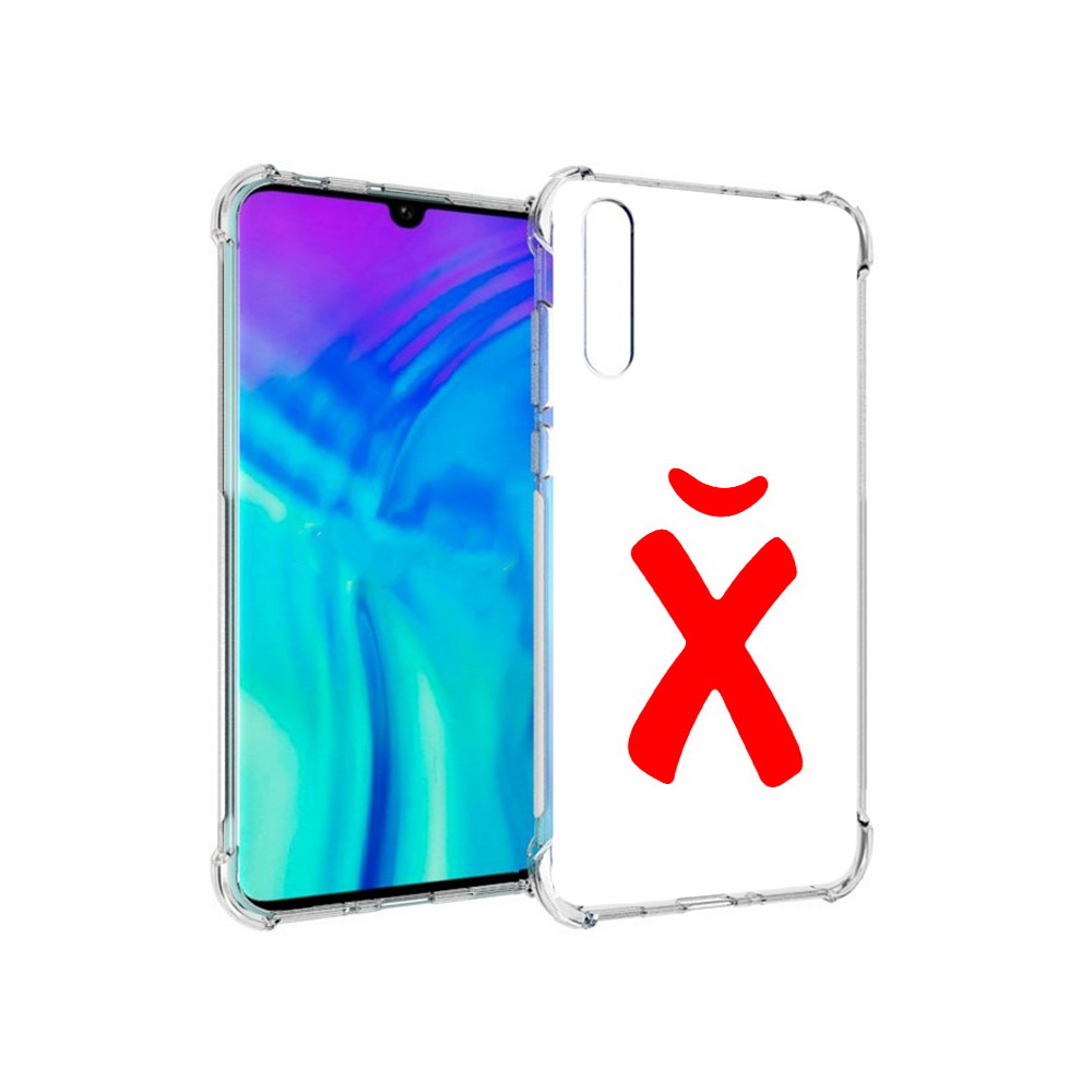 

Чехол MyPads Tocco для Huawei Enjoy 10s абстракция буква х, Прозрачный, Tocco