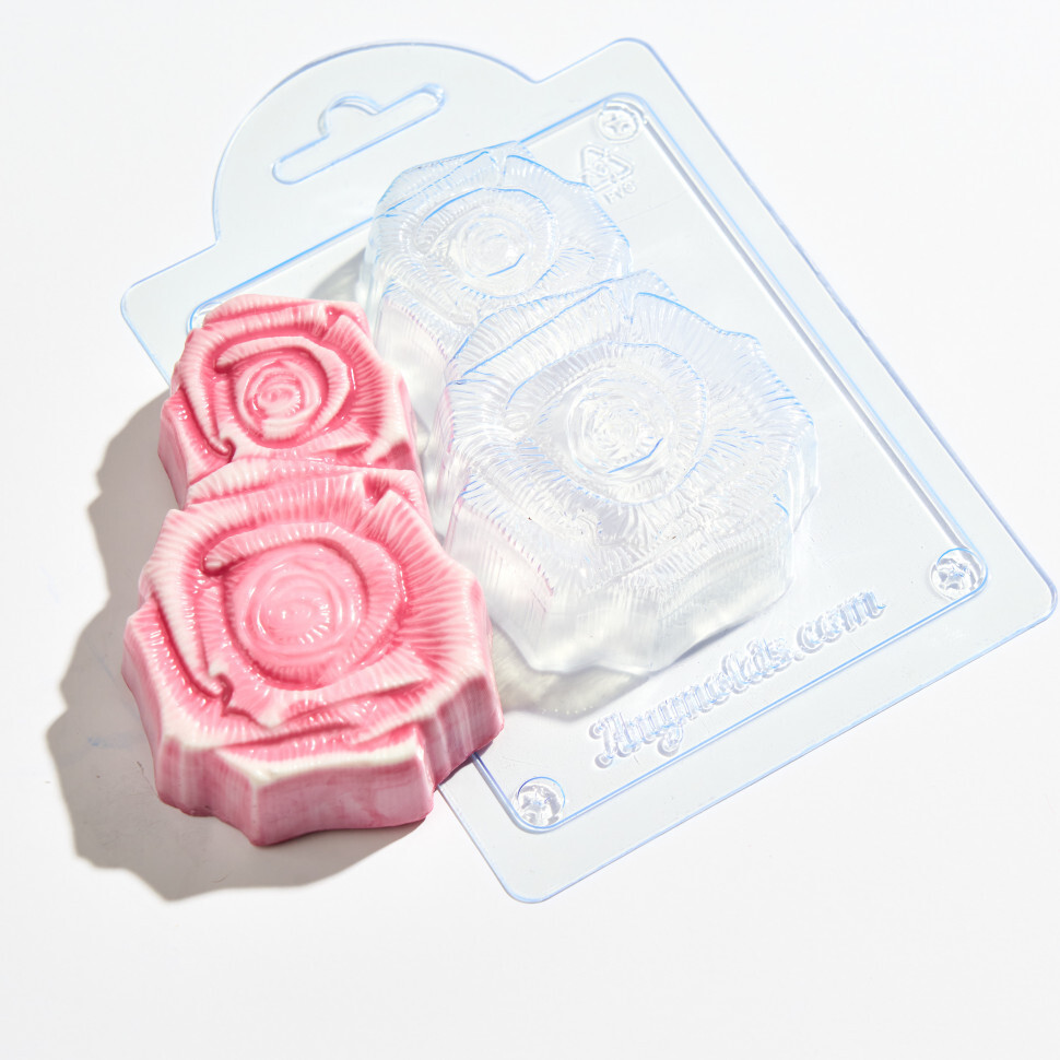 

Восьмерка из роз форма из пластика для мыла, шоколада AnyMolds