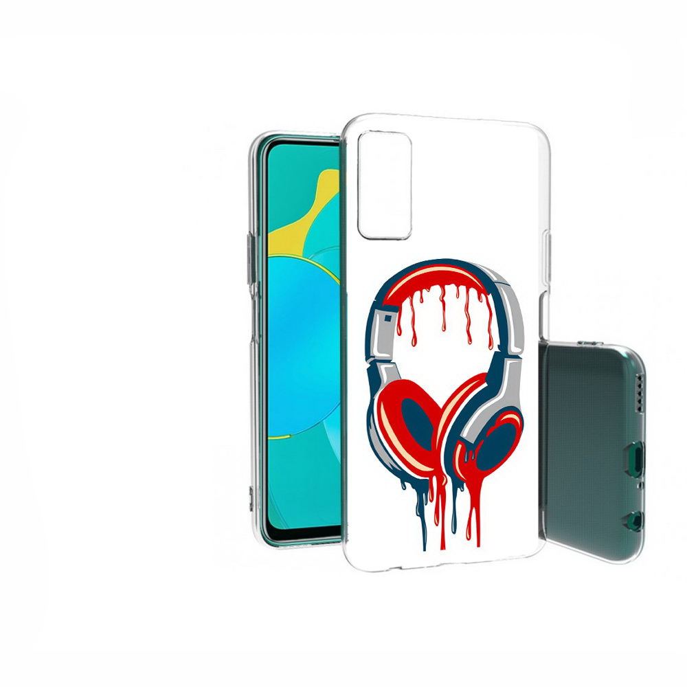 

Чехол MyPads Tocco для Huawei Honor 30S не делай громко, Прозрачный, Tocco
