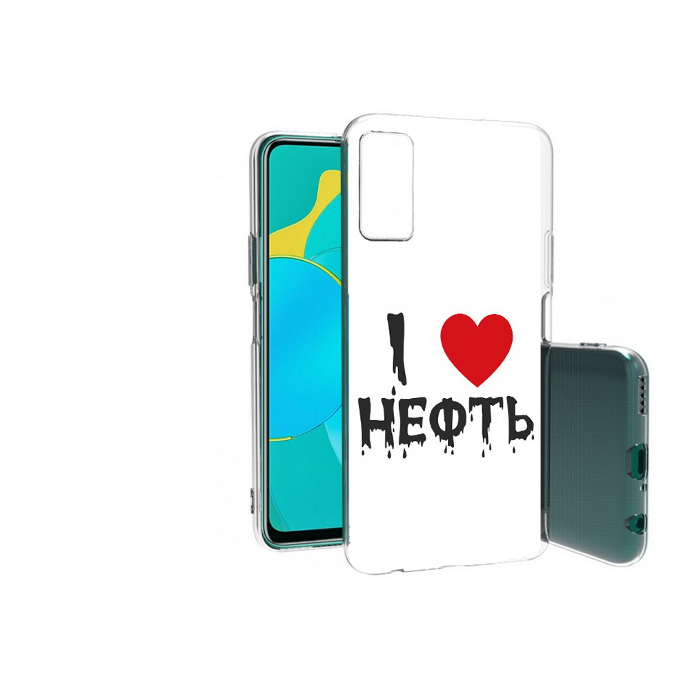Чехол MyPads Tocco для Huawei Honor 30S нефть