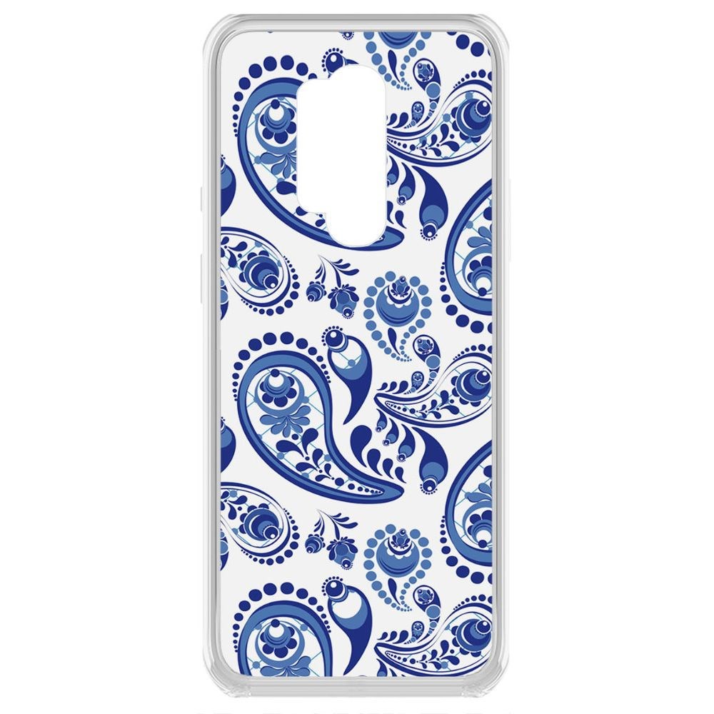 

Чехол-накладка Krutoff Clear Case Гжель для OnePlus 8 Pro