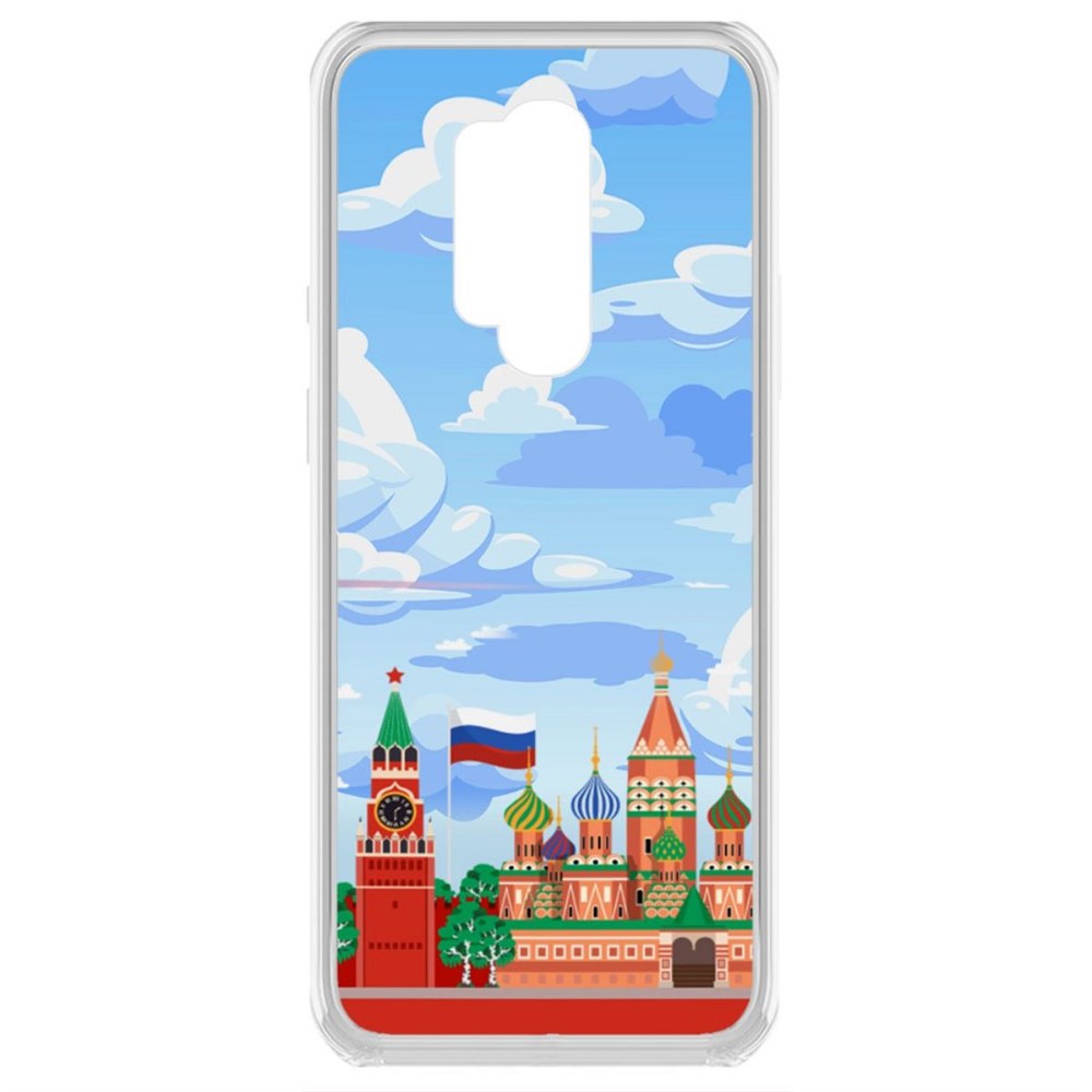 

Чехол-накладка Krutoff Clear Case Красная Площадь для OnePlus 8 Pro