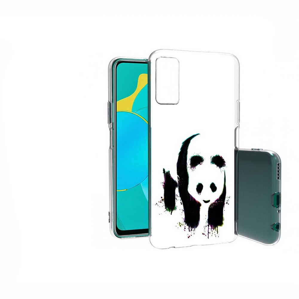 

Чехол MyPads Tocco для Huawei Honor 30S панда в акварели, Прозрачный, Tocco