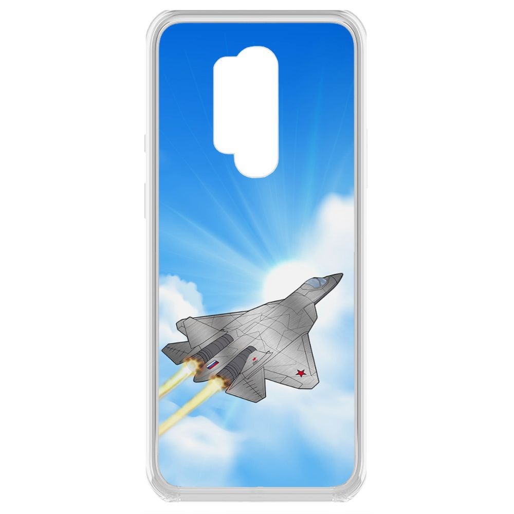 

Чехол-накладка Krutoff Clear Case СУ-57 для OnePlus 8 Pro