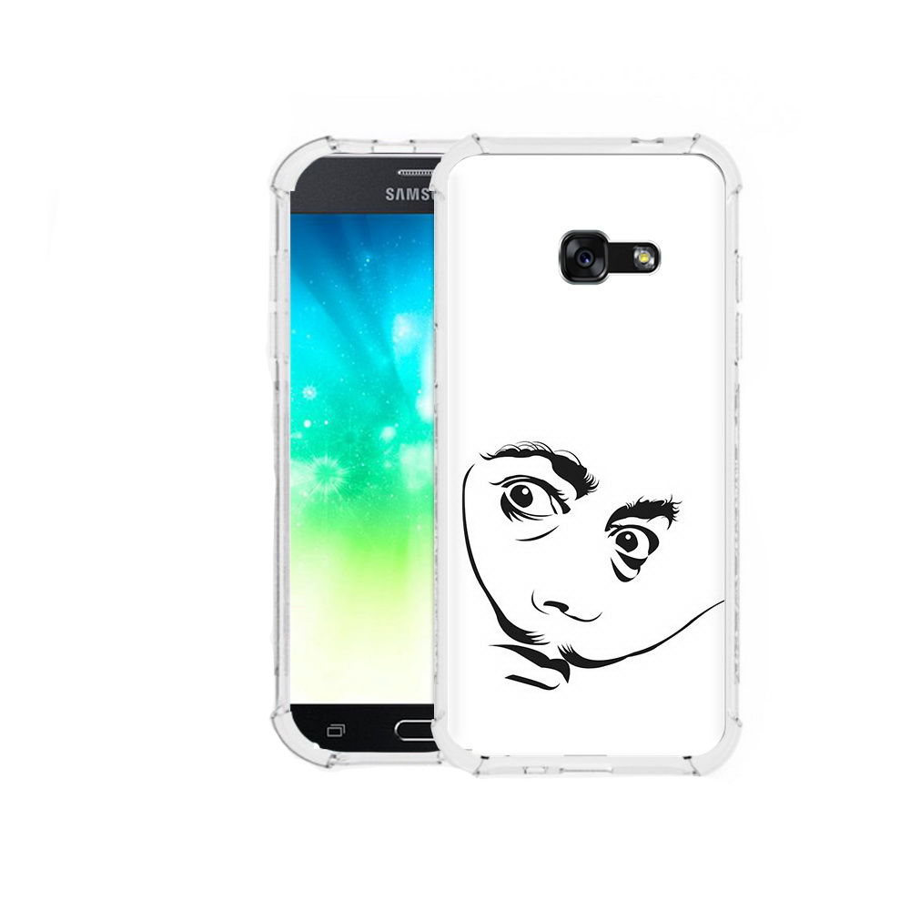

Чехол MyPads Tocco для Samsung Galaxy A3 (2016) мужчина с длинными усами, Прозрачный, Tocco