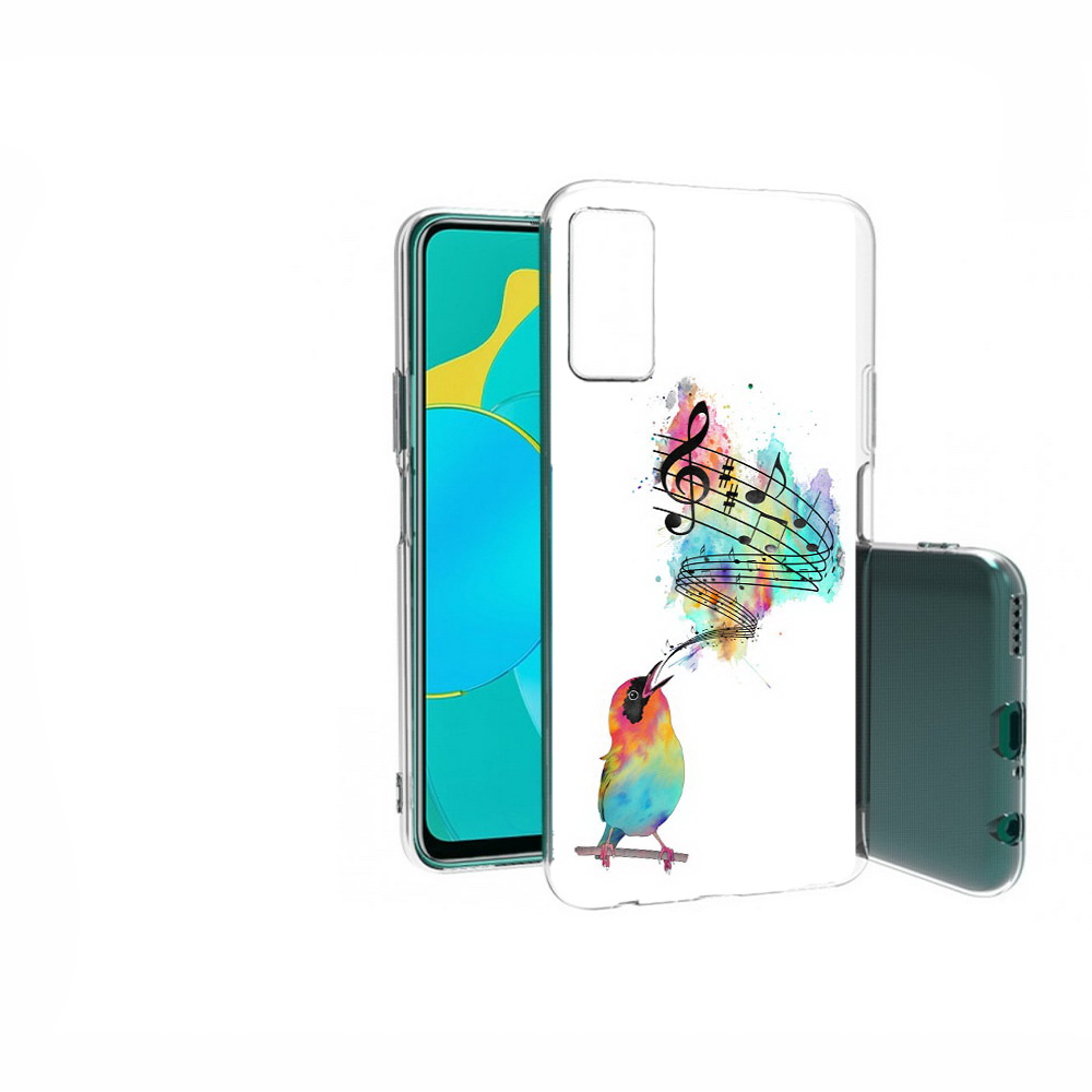 

Чехол Mypads Певчая Птичка Для Honor 30S (Cdy-Nx9A, Прозрачный, Tocco