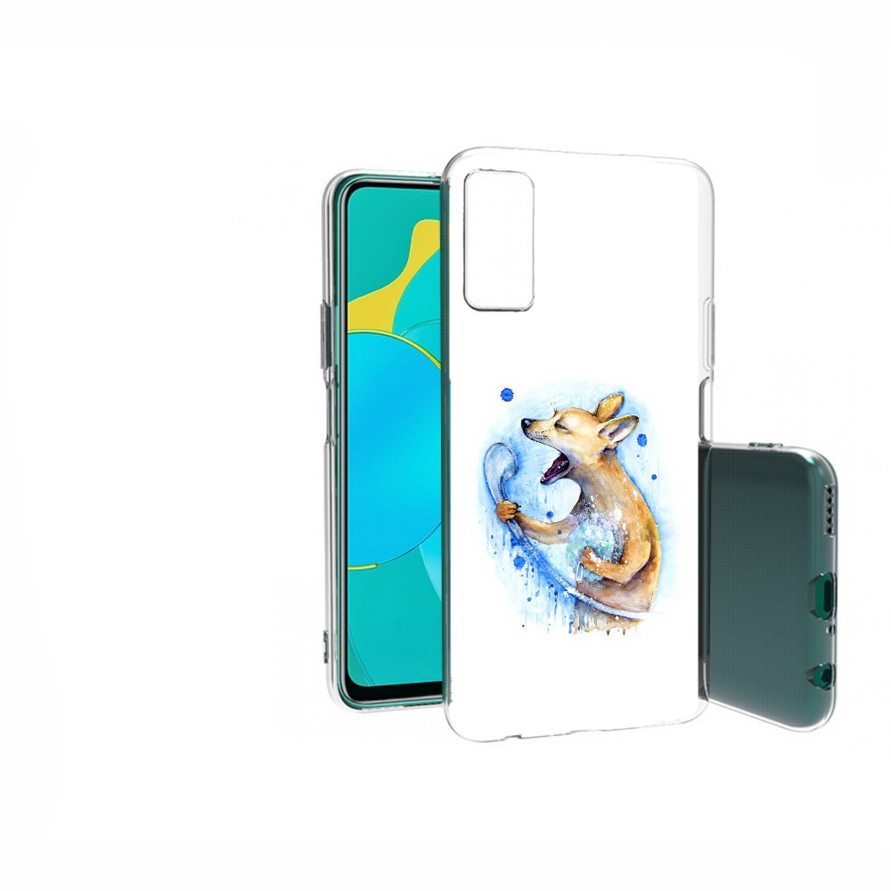 

Чехол MyPads Tocco для Huawei Honor 30S пение в душе, Прозрачный, Tocco