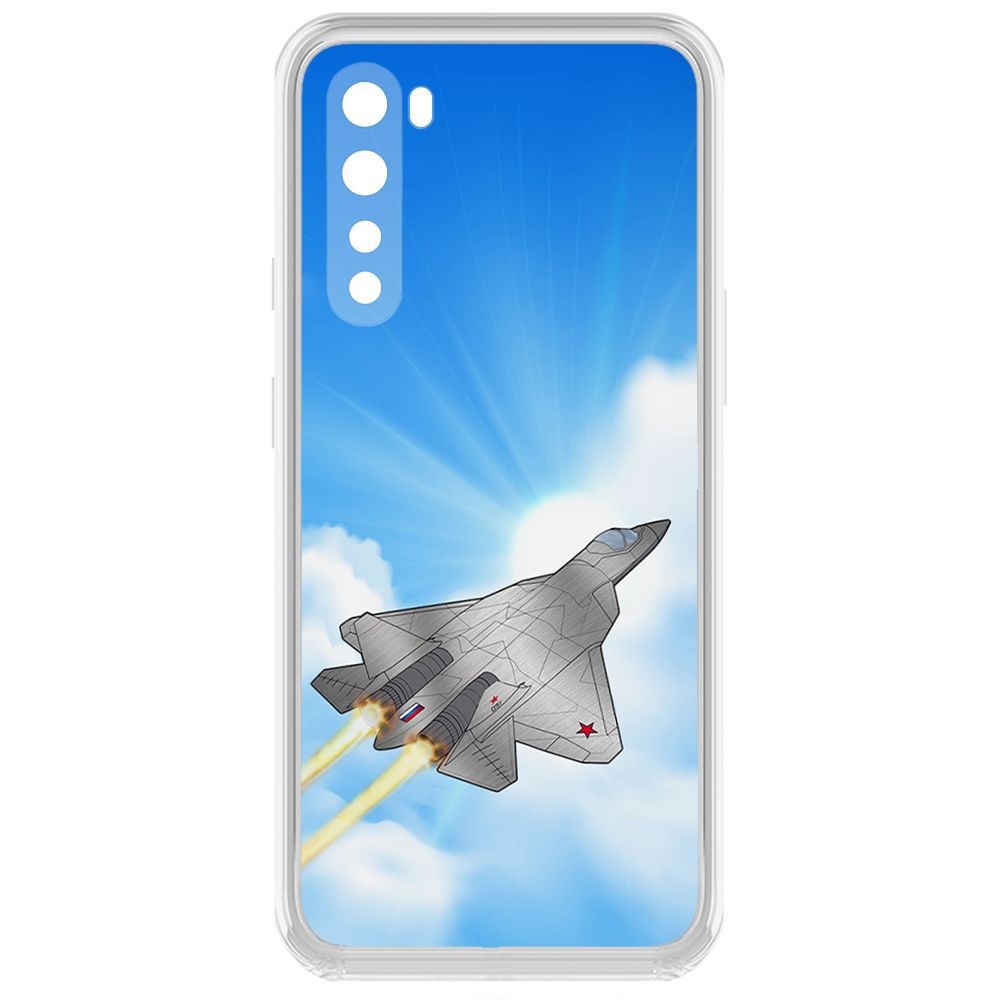 

Чехол-накладка Krutoff Clear Case СУ-57 для OnePlus Nord