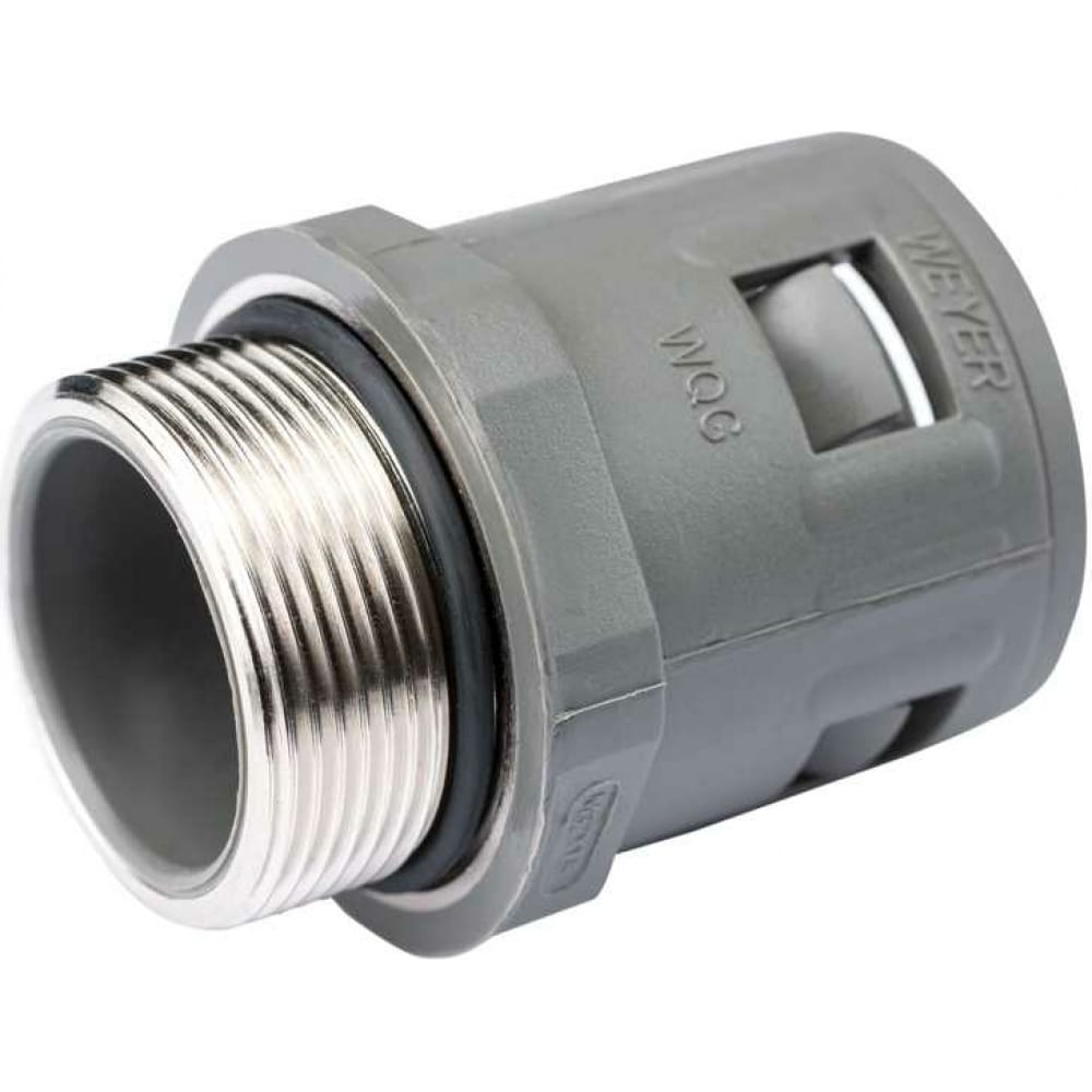 

Weyer муфта для гофрированных труб WQGM-M32G/AD28.5 коннектор прямой нар. M32x1.5 WE030200