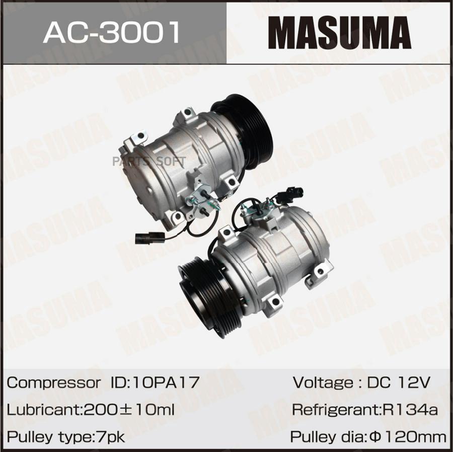 MASUMA Компрессоры кондиционера MASUMA, PAJERO / V87W / 6G75, 6G72