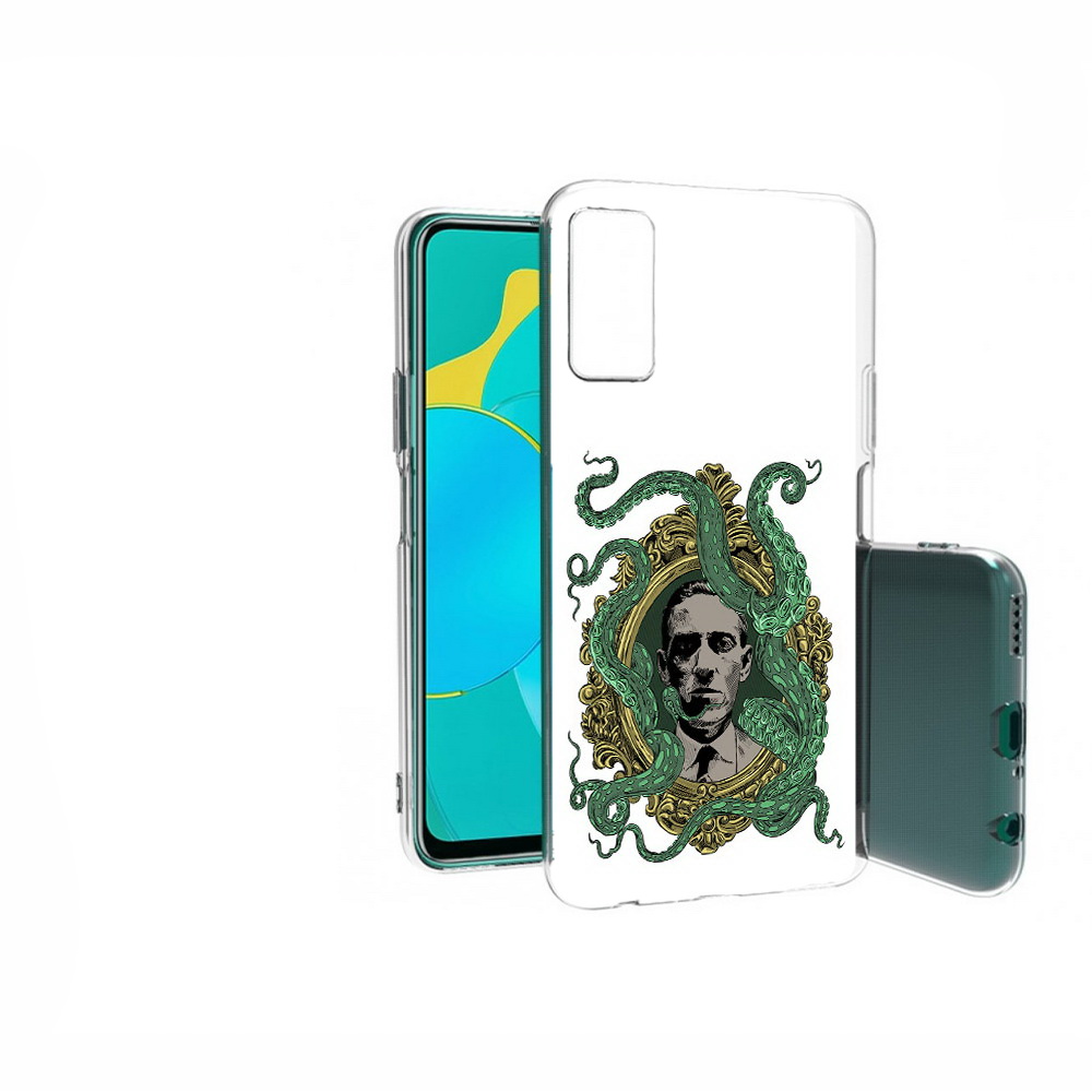 

Чехол MyPads Tocco для Huawei Honor 30S портрет с кракеном, Прозрачный, Tocco