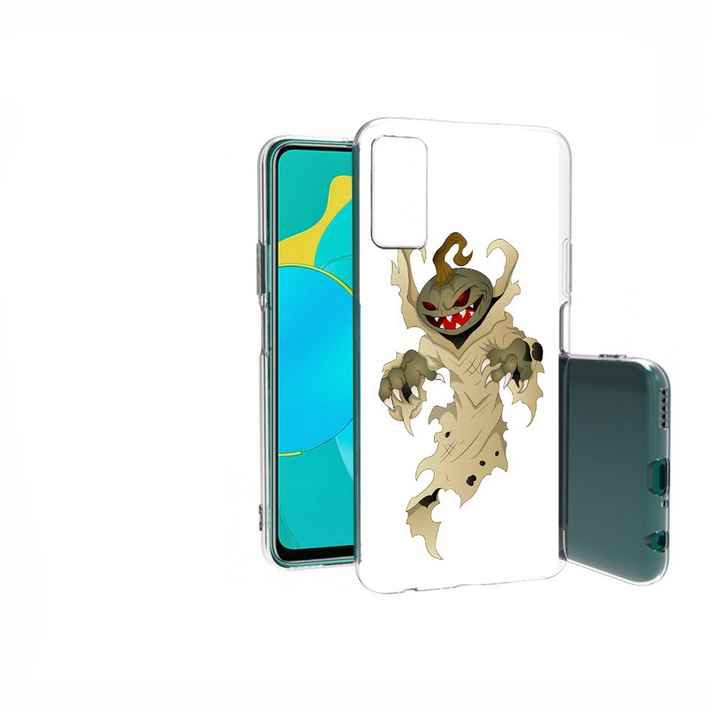 

Чехол MyPads Tocco для Huawei Honor 30S призрак хэллоуина, Прозрачный, Tocco