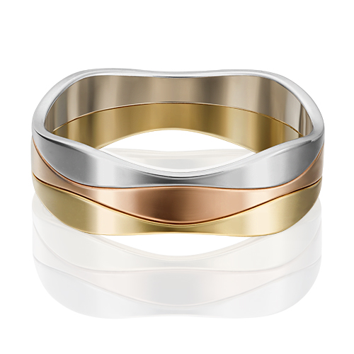 

Кольцо из комбинированного золота р. 19,5 PLATINA jewelry 01-5316-00-000-1140-39, 01-5316-00-000-1140-39