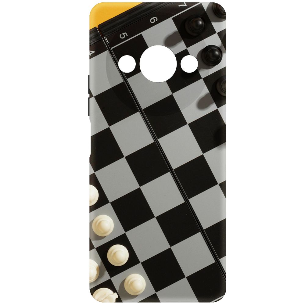 

Чехол-накладка Krutoff Soft Case Шахматы для Xiaomi Redmi A3x черный