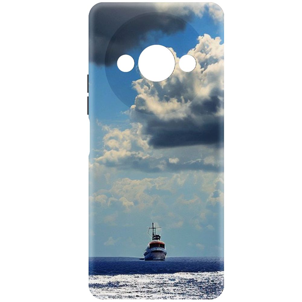 

Чехол-накладка Krutoff Soft Case Море для Xiaomi Redmi A3x черный