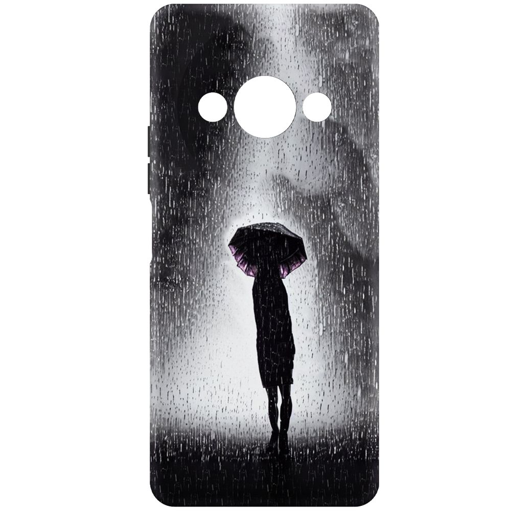 

Чехол-накладка Krutoff Soft Case Ночная крипота для Xiaomi Redmi A3x черный