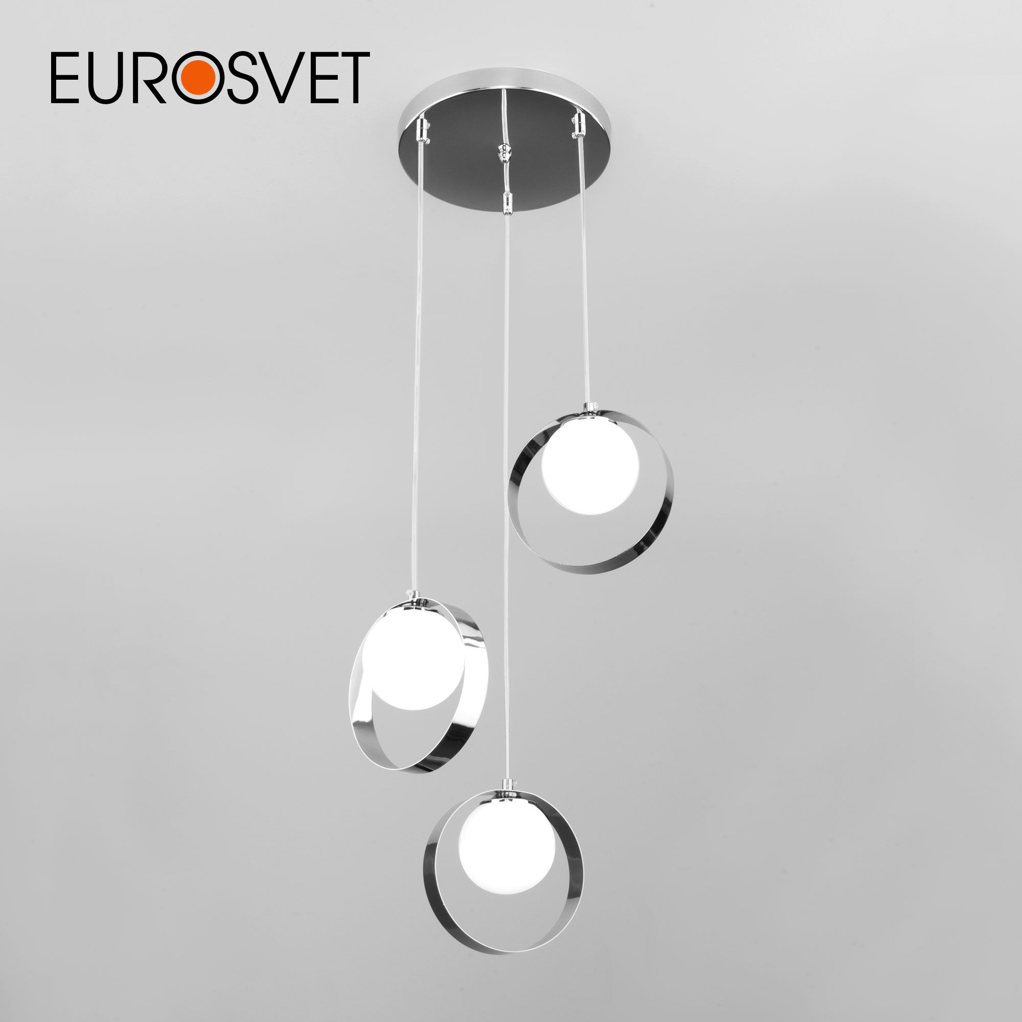 

Подвесной акцентный светильник Eurosvet 50205/3 хром